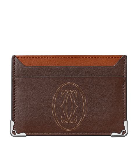 cartier card holder men's|cartier simple card holder.